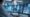 Close-up of healthcare AI analyzing medical images on transparent screens with a doctor in a high-tech clinical setting, emphasizing precision diagnostics.