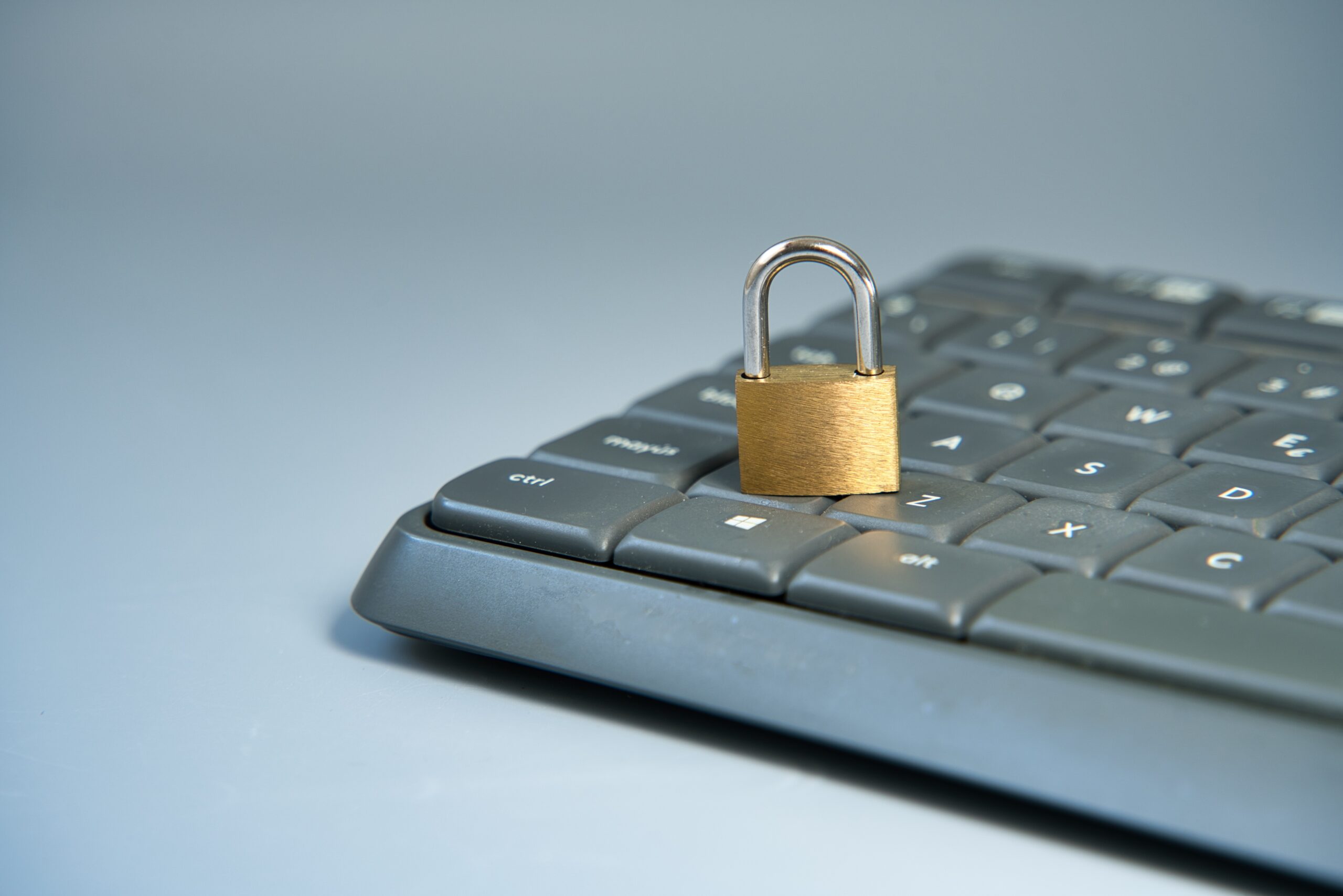 Internet Network Security Concept. Cyber Lock